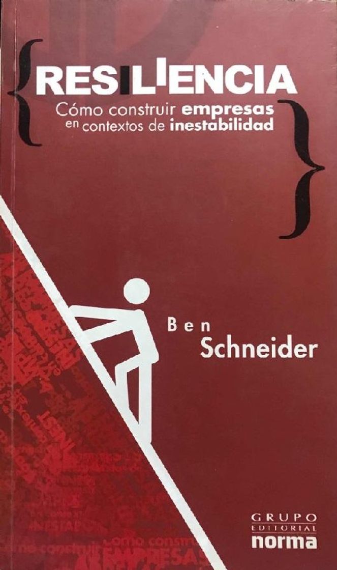 Book Resiliencia, SCHNEIDER BEN