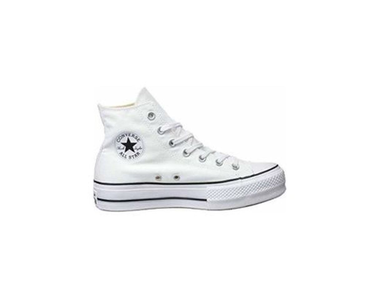 Social Converse Chuck Taylor CTAS Lift Hi, Zapatillas para Mujer, Blanco