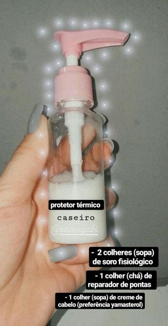 Moda protetor térmico CASEIRO! 