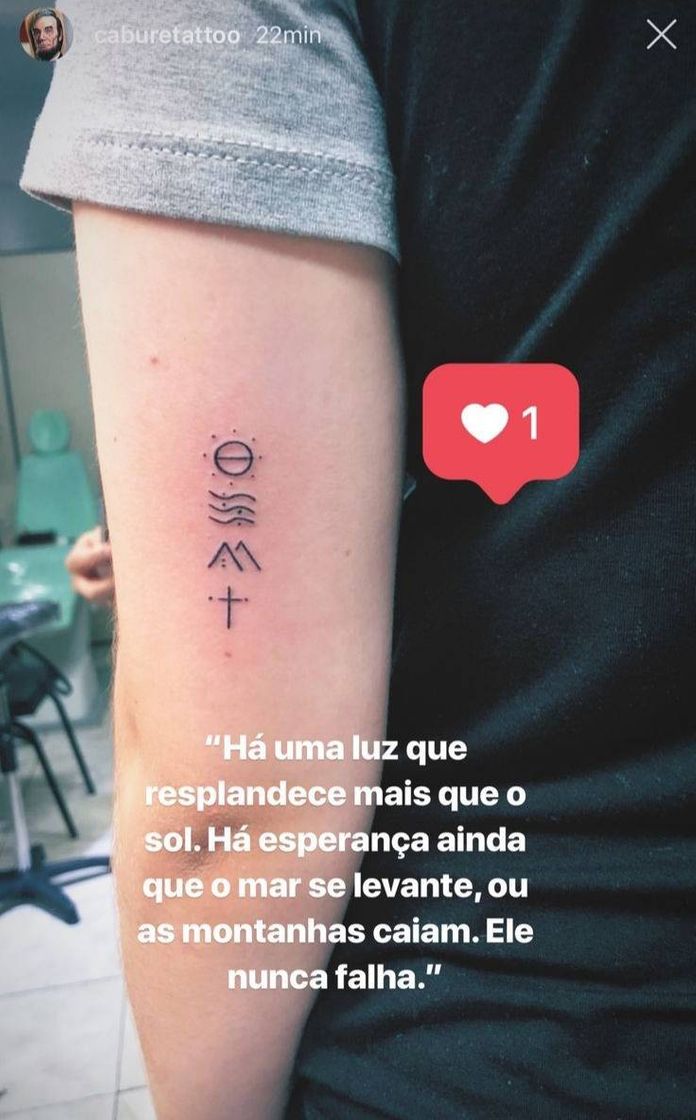 Fashion Tatuagem de grande significado🙏🏼