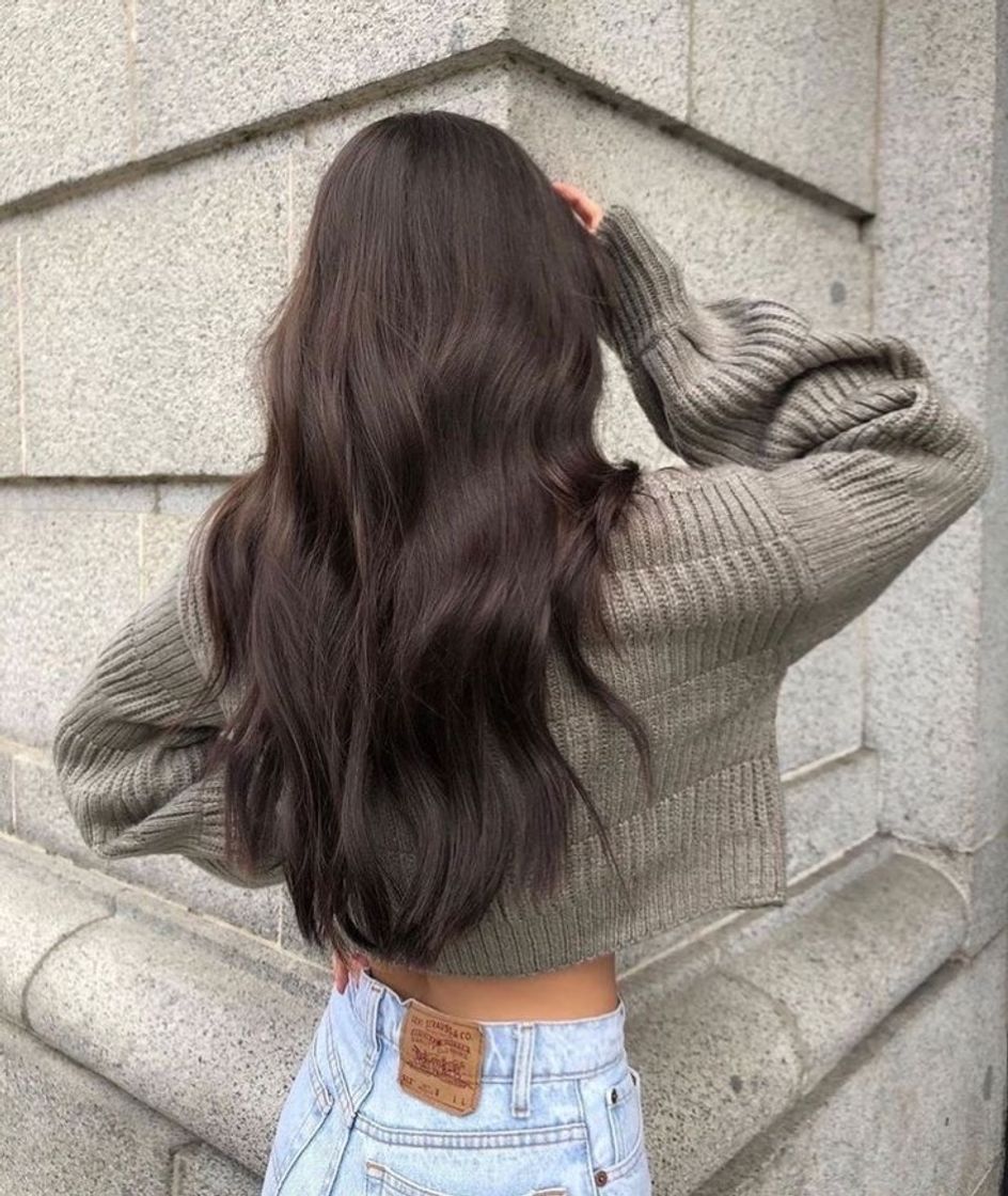 Moda Long brown hair