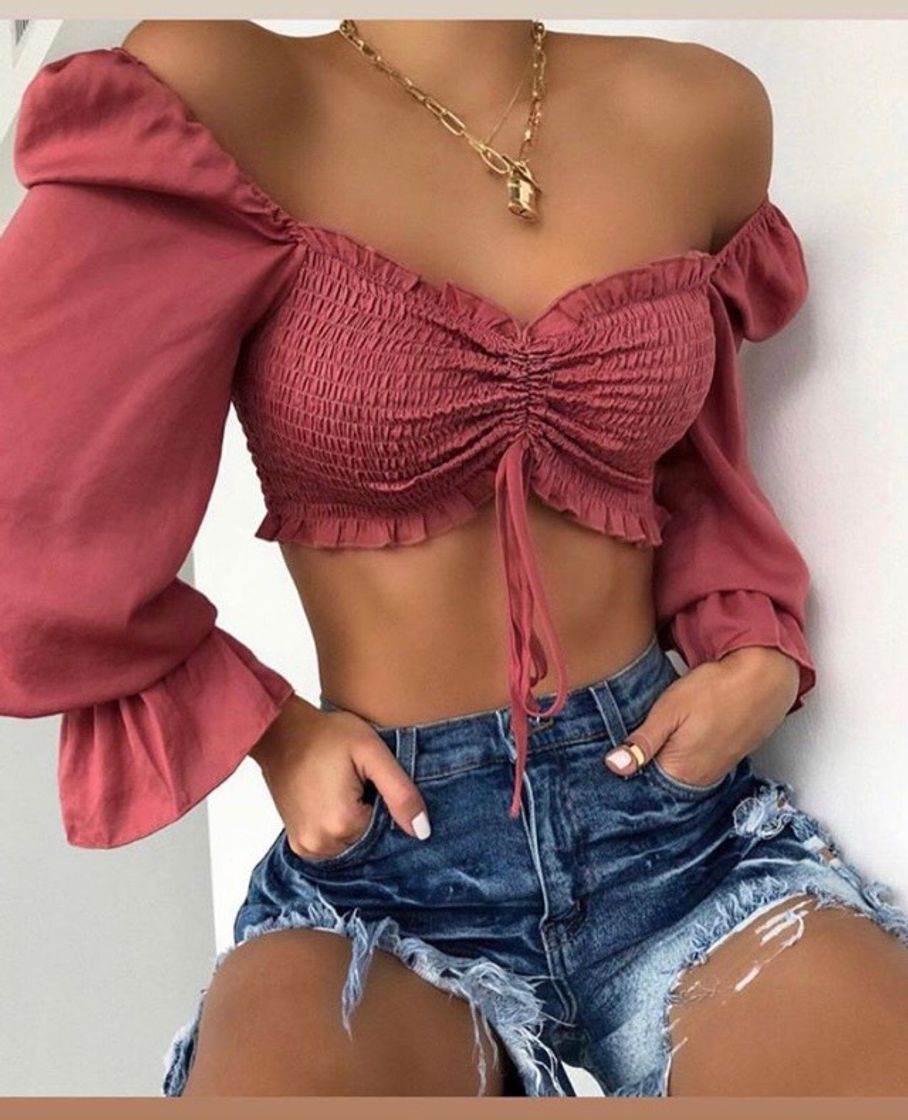 Crop top Rosa Paulo Osuna