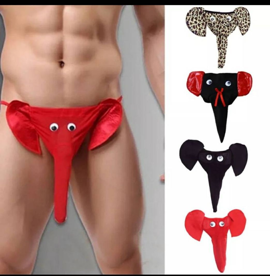 Moda Sexy tanga de elefantito para que tu novio marido guamante 