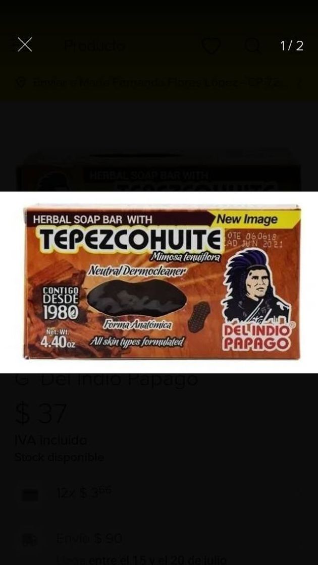 Social Jabón de tepezcohuite 