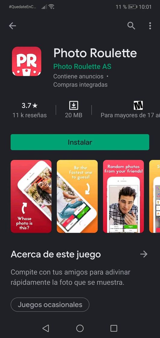 App App de entretenimiento 