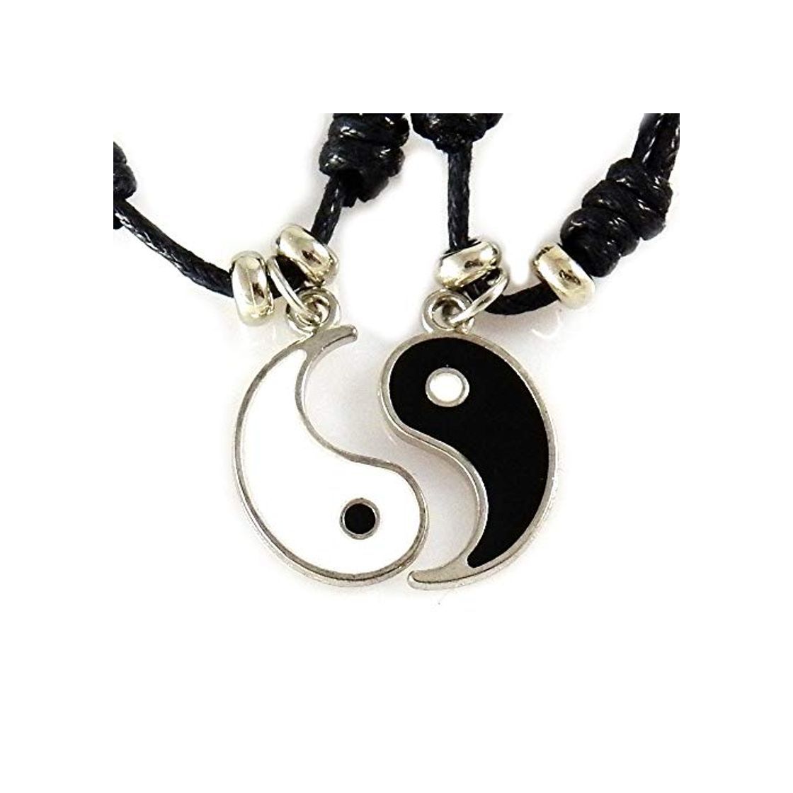 Fashion AKIEE Collar Yin Yang para Hombre Mujer Niños Niñas Ajustable Colgante Taichi