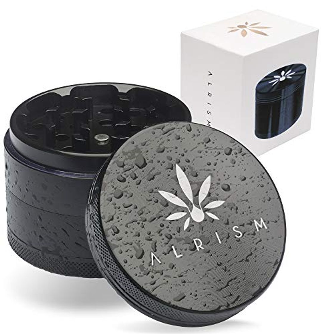 Product ALRISM - Grinder de cerámica de 4 Piezas - Incluye Funda