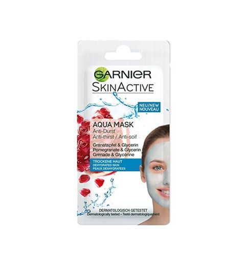 Garnier Skinactive Rescue Mascarilla Facial Anti-Sequedad Granada y Glicerina
