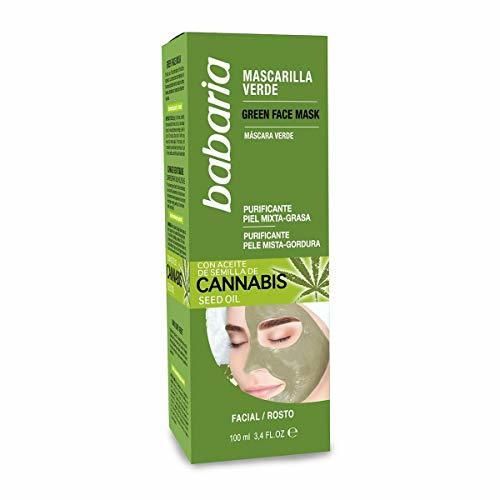 Babaria Cannabis Mascarilla Verde Facial Piel Mixta/Grasa