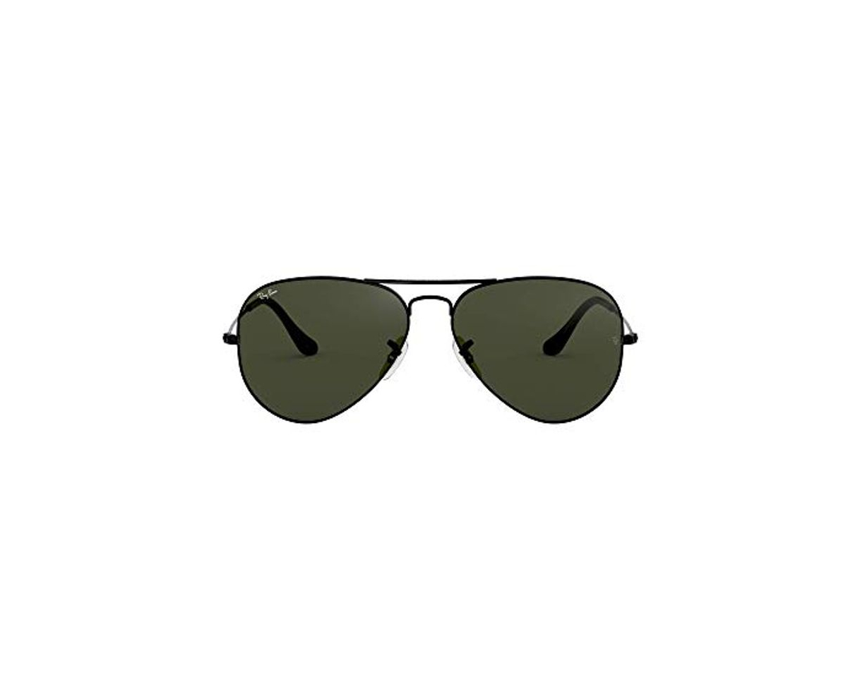 Social Ray-Ban Aviator Large Metal, Gafas de Sol Unisex Adulto, Negro