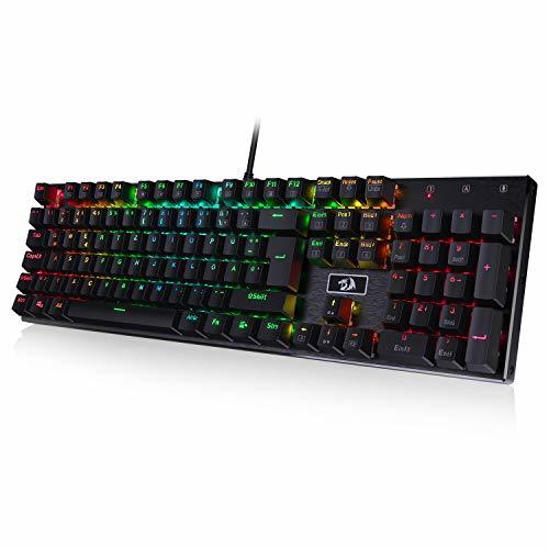 Electronics Redragon Teclado mecánico para Juegos 丨 Teclado QWERTZ, táctil y de Clic