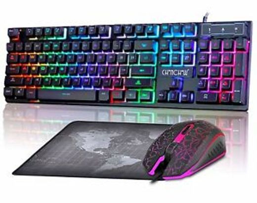 Teclado y mouse gamer