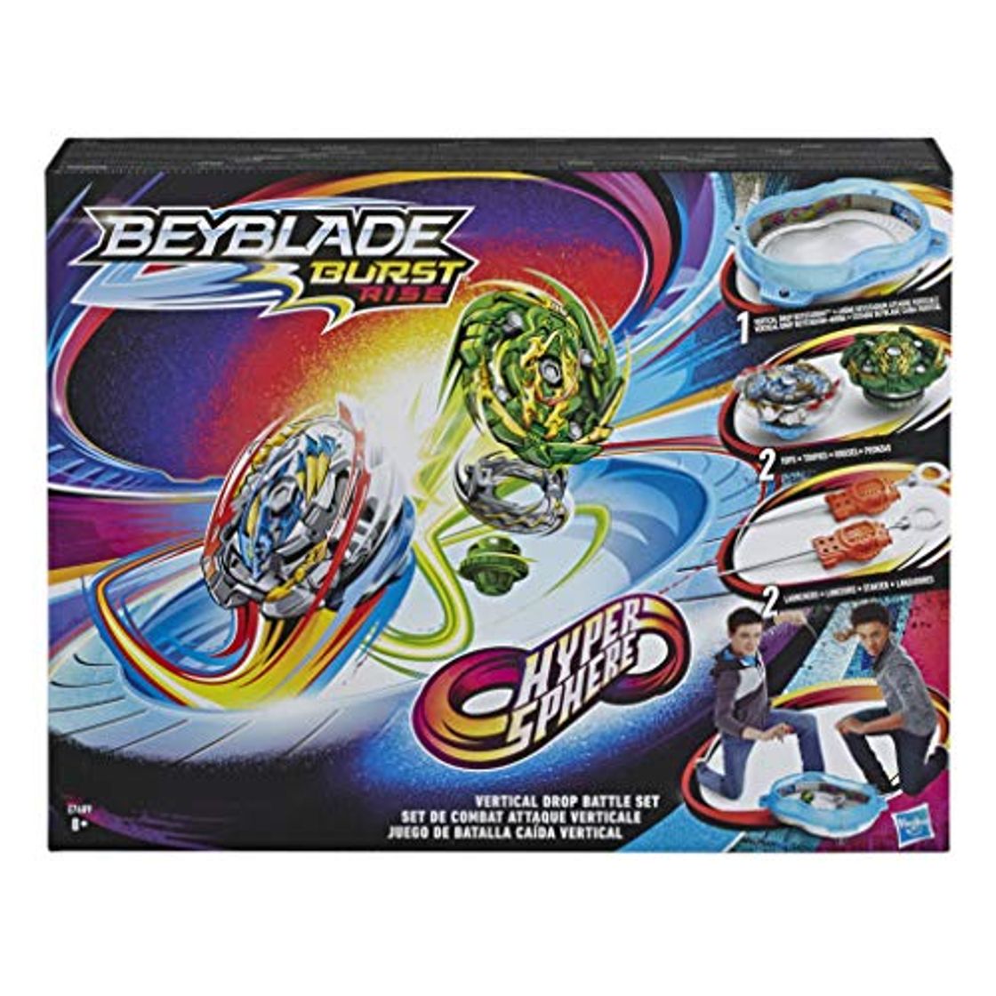 Social Beyblade Estadio Hypersphere Caida Vertical
