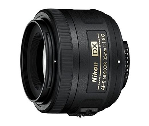 Nikon AF-S DX 35mm F1.8 G - Objetivo para Montura F (distancia focal fija 52.5mm, apertura f/1.8) color negro