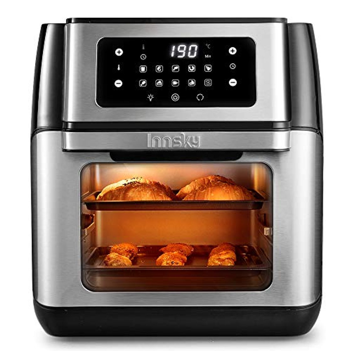 Social Innsky Freidora sin Aceite 10L 1500W Horno de Aire Caliente con 10