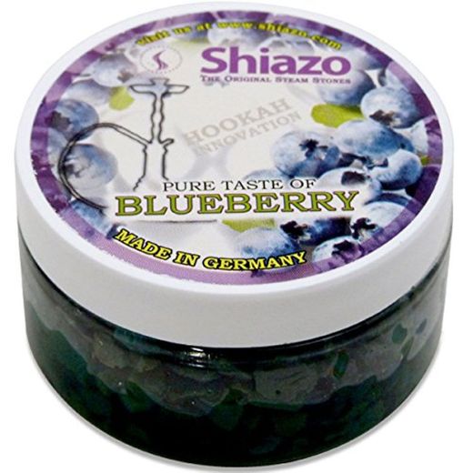 Blueberry Shiazo Shisha Steam Stones Shisha Hookah Sheesha Huka Flavours NON TOBACCO 100g by Shiazo
