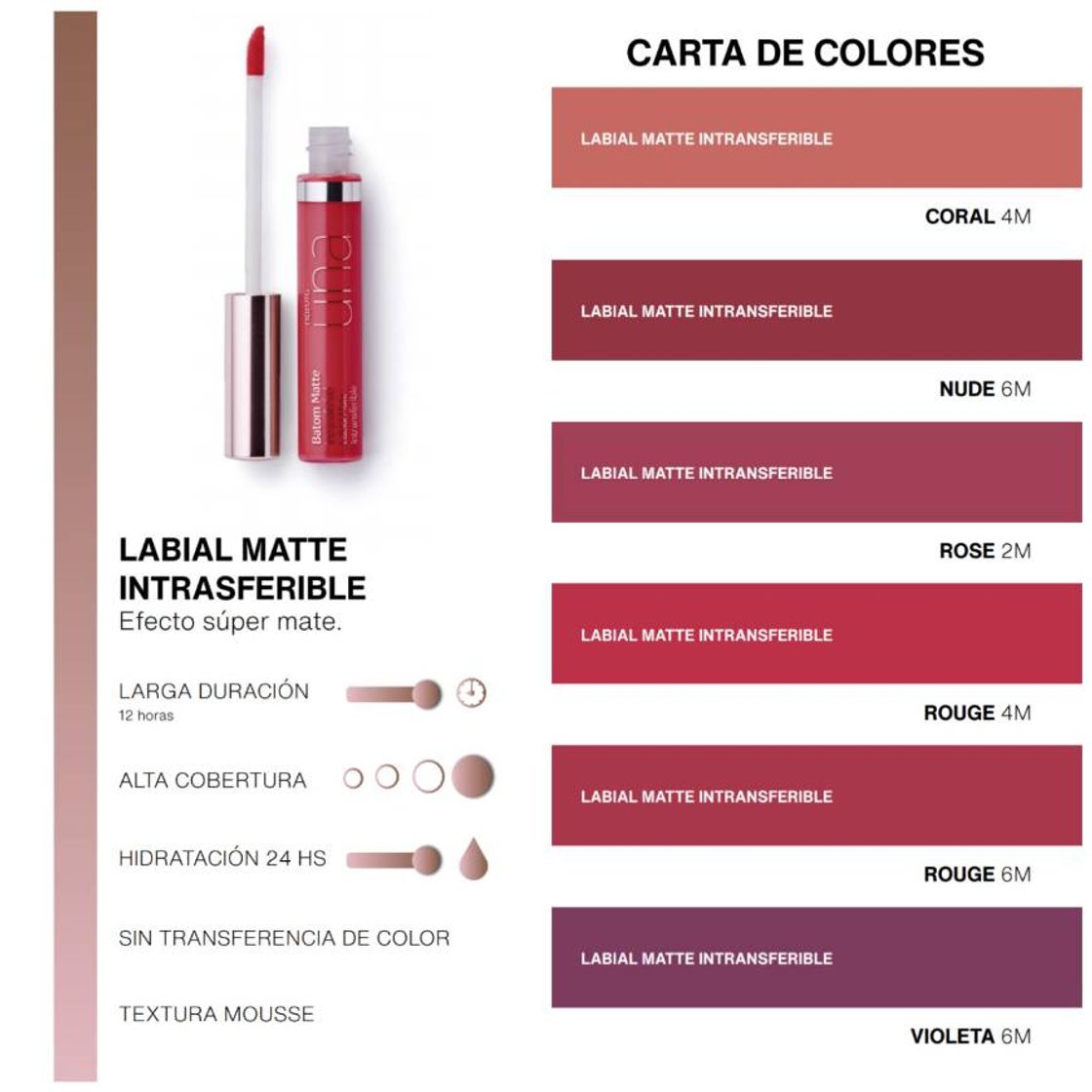 Fashion Labial Matte instransferible