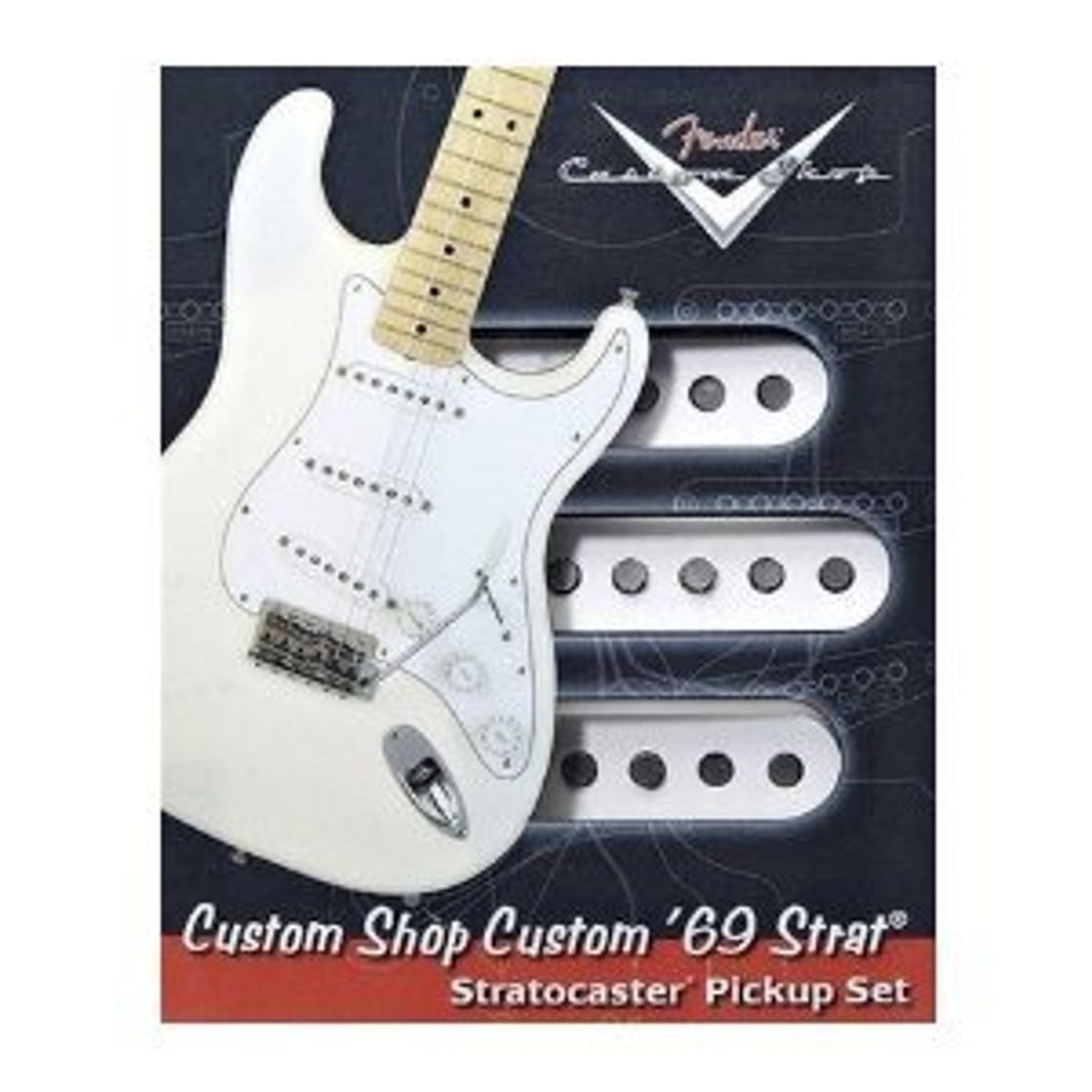 Productos Fender Micros Custom Shop 69' Stratocaster white