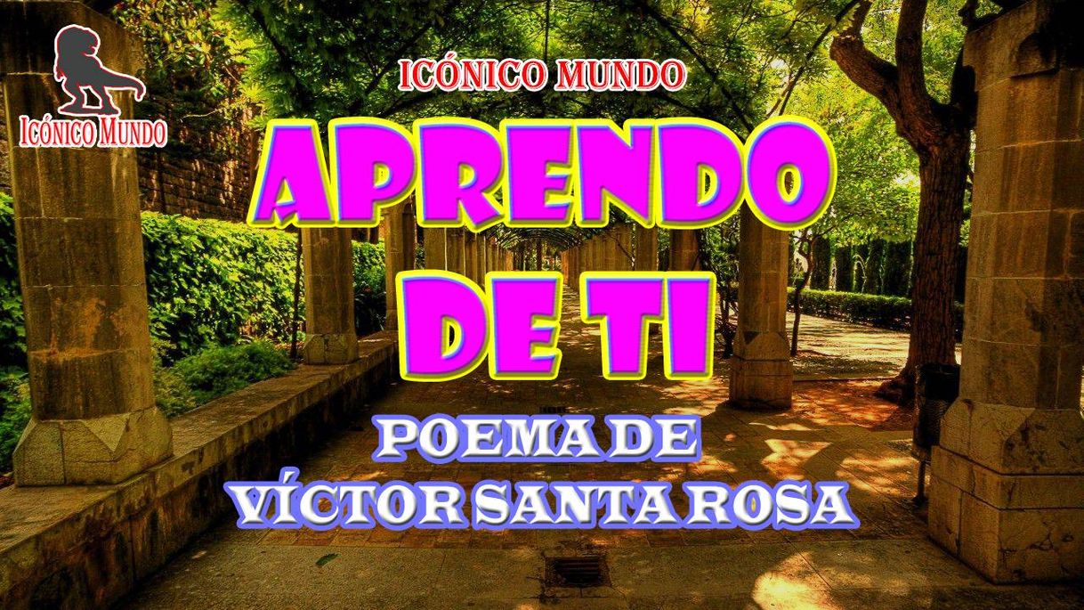 Fashion APRENDO DE TI (POEMA DE VÍCTOR SANTA ROSA) / Recitando Poema