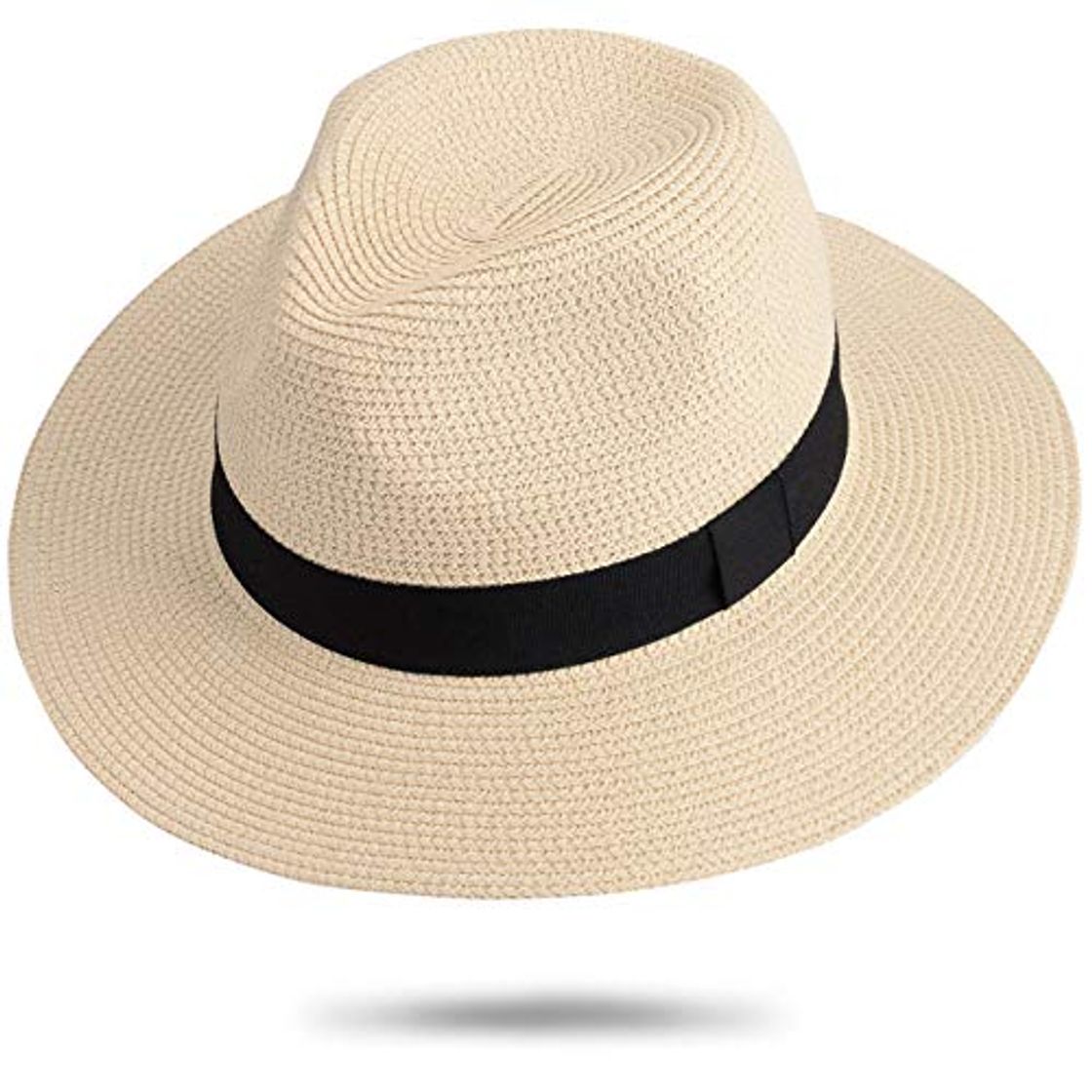 Lugar Maylisacc Sombrero de Panamá Unisex Sombrero de Paja Sombrero de Verano Sombrero