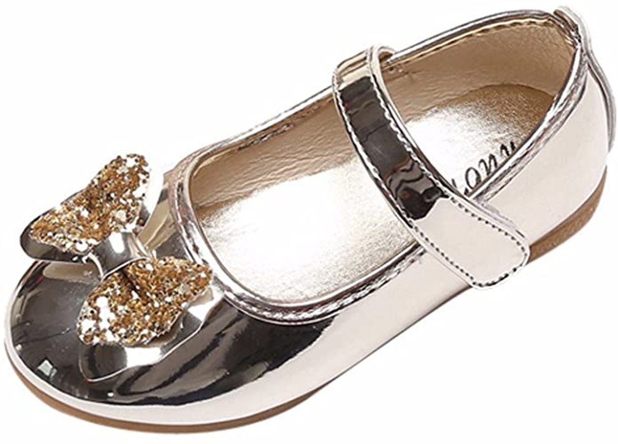 Social K-youth Zapatos de Baile Niña Bowknot Zapatos Bebe Niña Bautizo Primeros Pasos