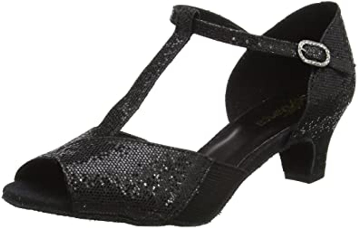 Fashion So Danca Bl33, Zapatillas de Baila Moderno y Jazz Mujer, Negro