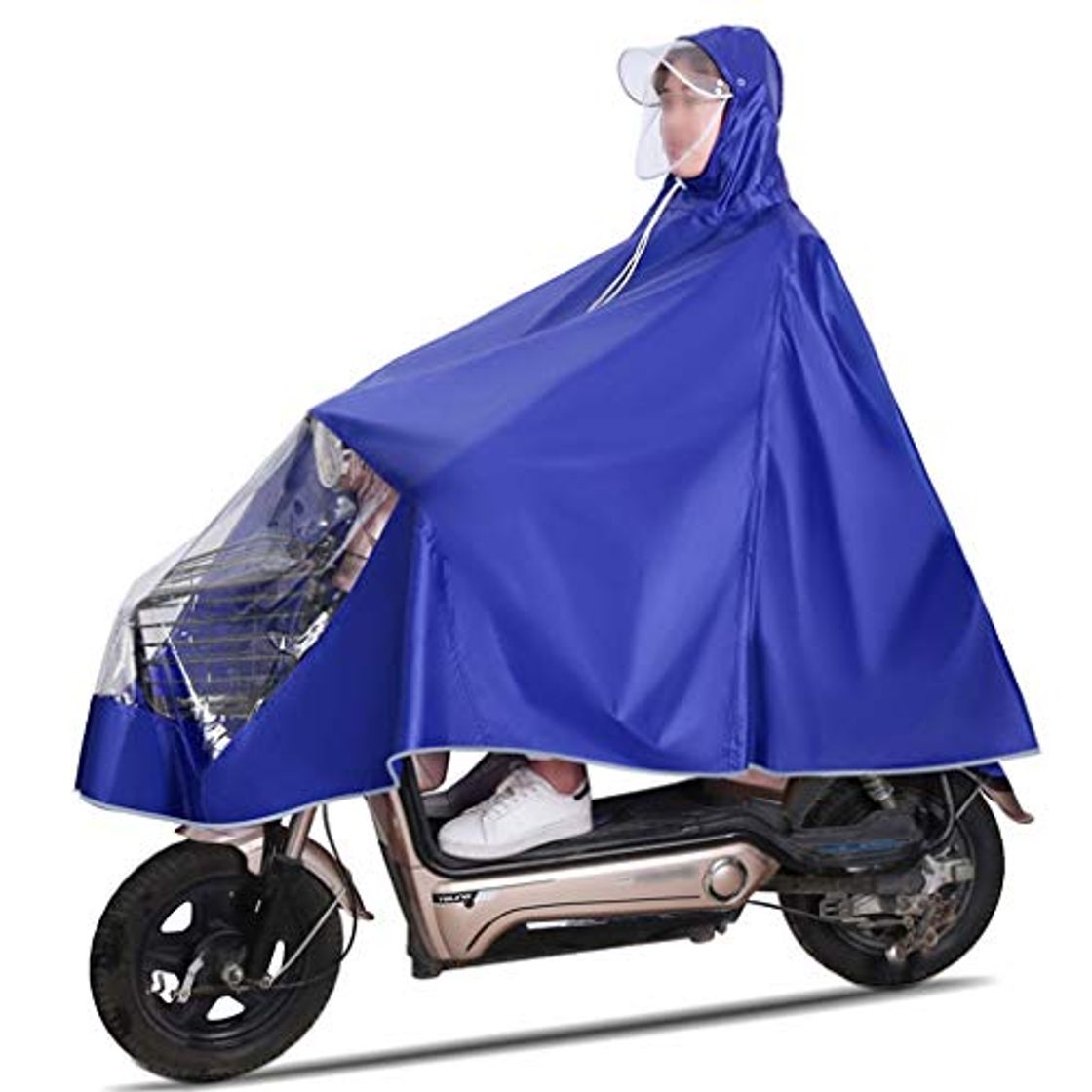 Fashion SWQG-Sartén Poncho de Lluvia Reutilizable, Impermeable Raincoat Universal con Capucha Impermeable para