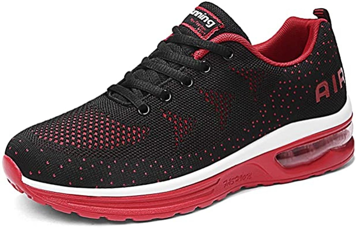 Social Air Zapatillas de Running para Hombre Mujer Zapatos para Correr y Asfalto Aire Libre y Deportes Calzado Unisexo Gray Pink 38