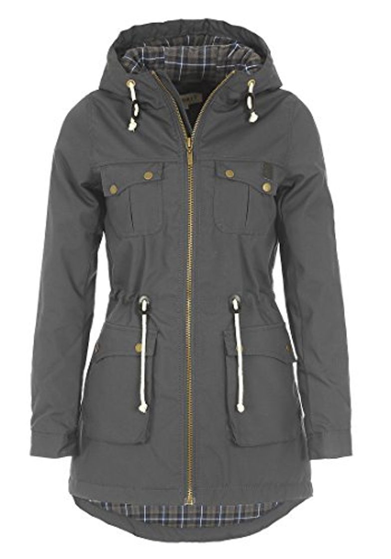 Moda Desires Chari Parka, Talla:M, Color:Dark Grey