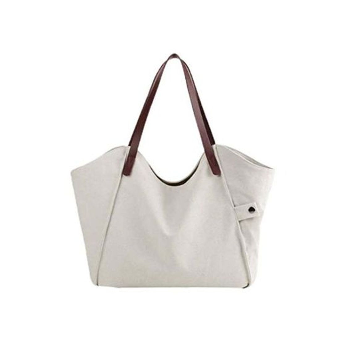 Producto Bolso Bandolera Bolsa de hombro de lona Grande Blanco para Mujer y