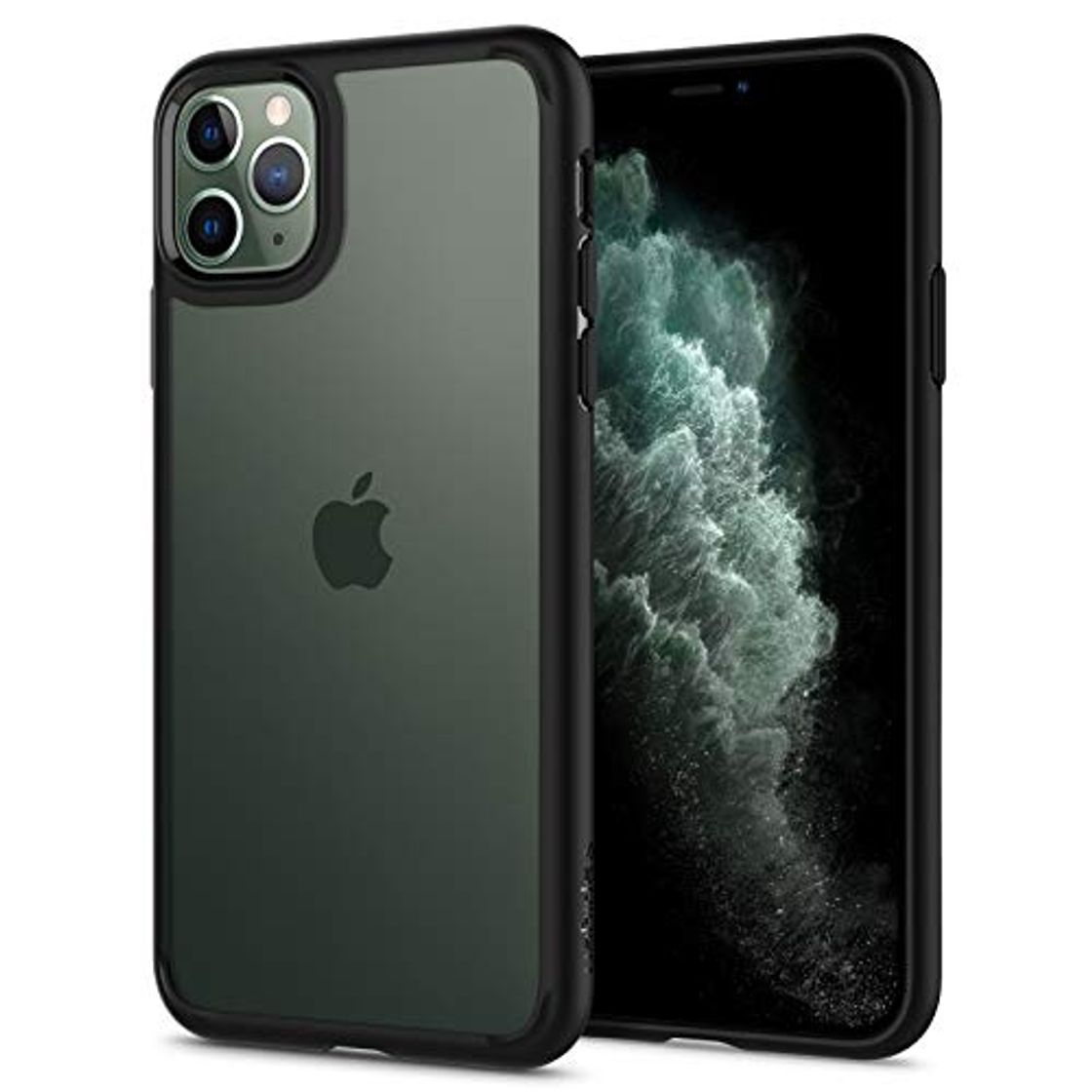 Social Spigen Ultra Hybrid Funda iPhone 11 Pro MAX, Compatible con Apple iPhone