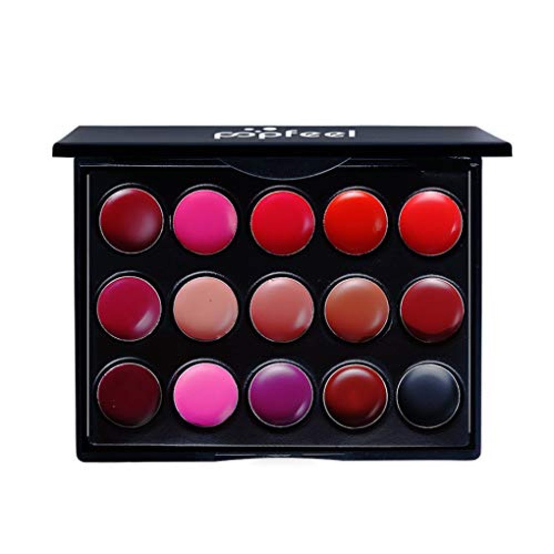 Fashion 15 Mujeres de los Colores del lápiz Labial Mate Paleta de Larga duración a Prueba de Agua Lip Cream Girls Labios Maquillaje cosmético