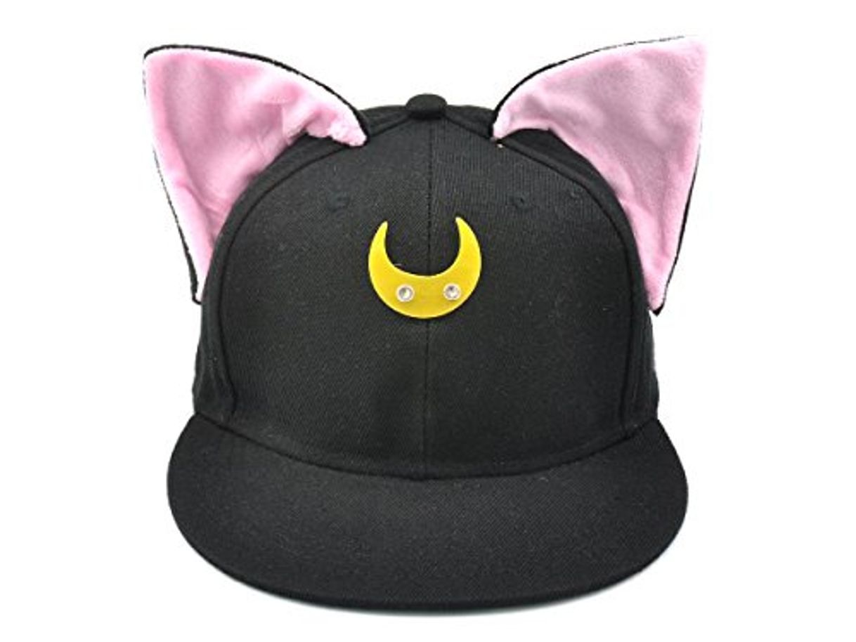 Moda CoolChange Gorra de béisbol de Sailor Moon con Orejas de Gato