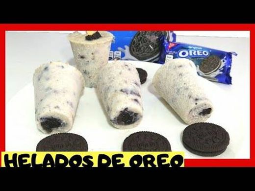 HELADOS DE OREO/COMO HACER PALETAS DE OREO ...