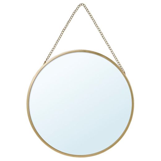 LASSBYN Espelho, dourado, 25 cm - IKEA