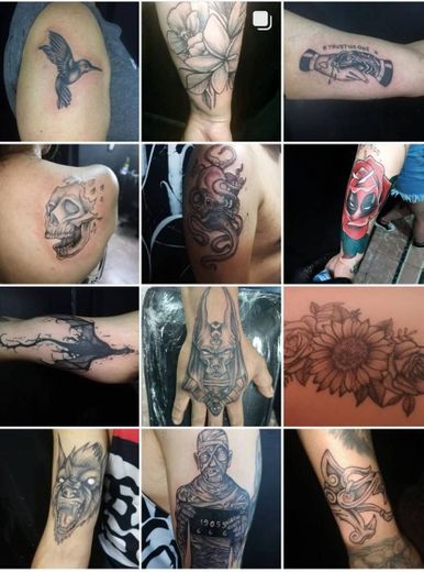 Tatuajes en black work 