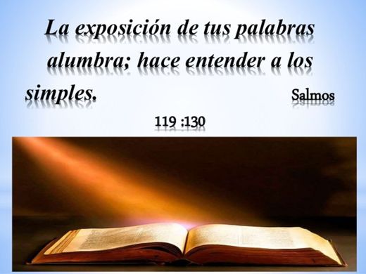 La Biblia, versos bíblicos en imágenes.