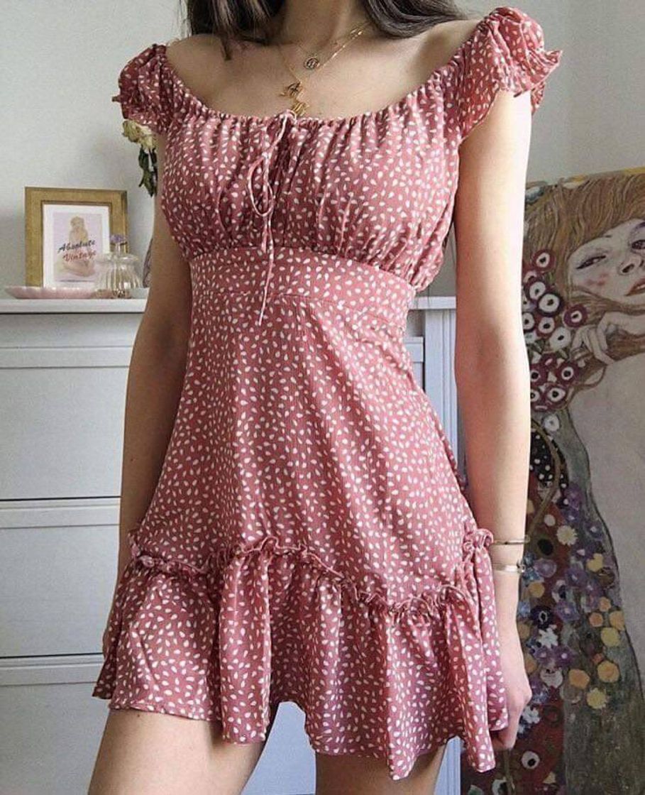 Social Womens Summer Mini Dress Ladies Short Sleeve Bodycon Beach Party Dot Sundress