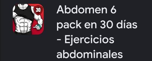 "Abdomen 6 pack en 30 días - Ejercicios abdominales".