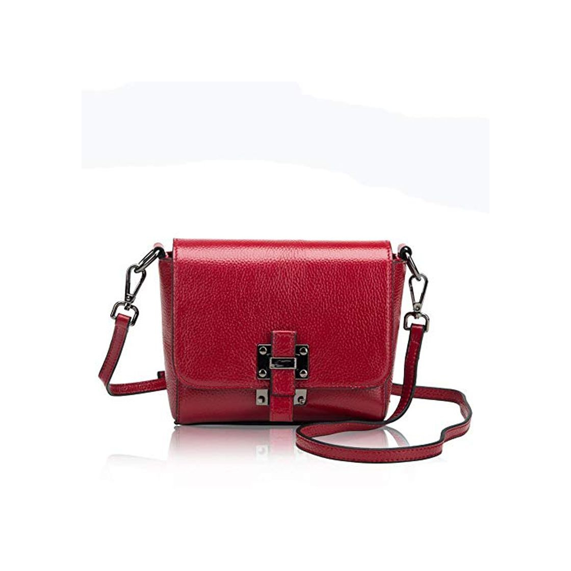 Social GSKTY Bolso de la señora Bandolera Capa Principal de Litchi Tatuaje de Piel de Vaca una Bandolera de Cuero Cruzada Oblicua