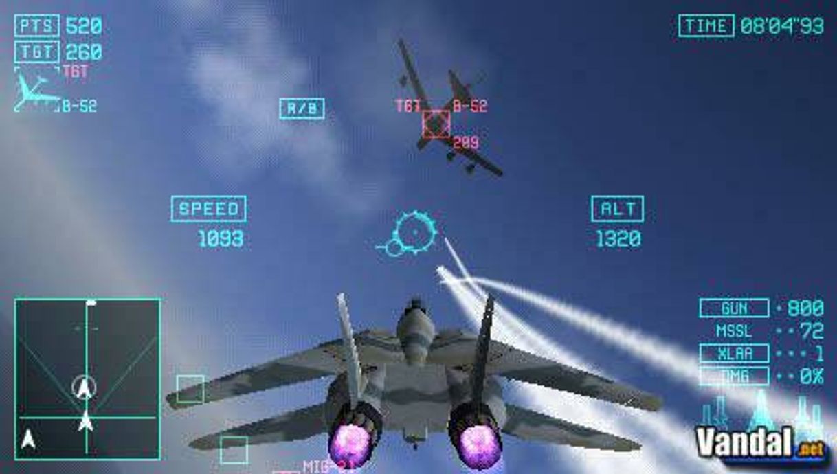 Videojuegos Ace Combat X: Skies of Deception