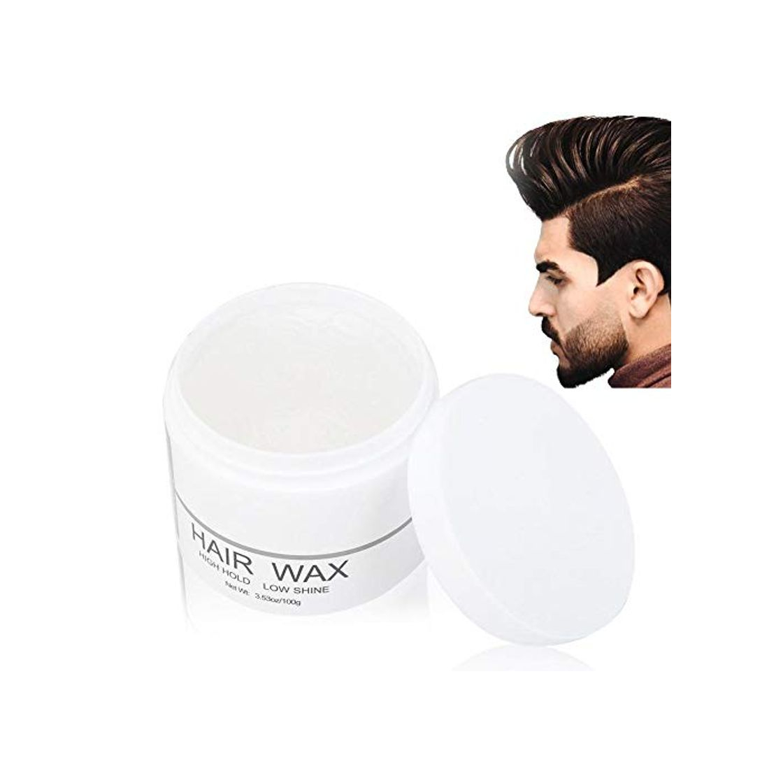 Social Hair Wax For Men, 100g Potente Crema De Cera Para Modelar El