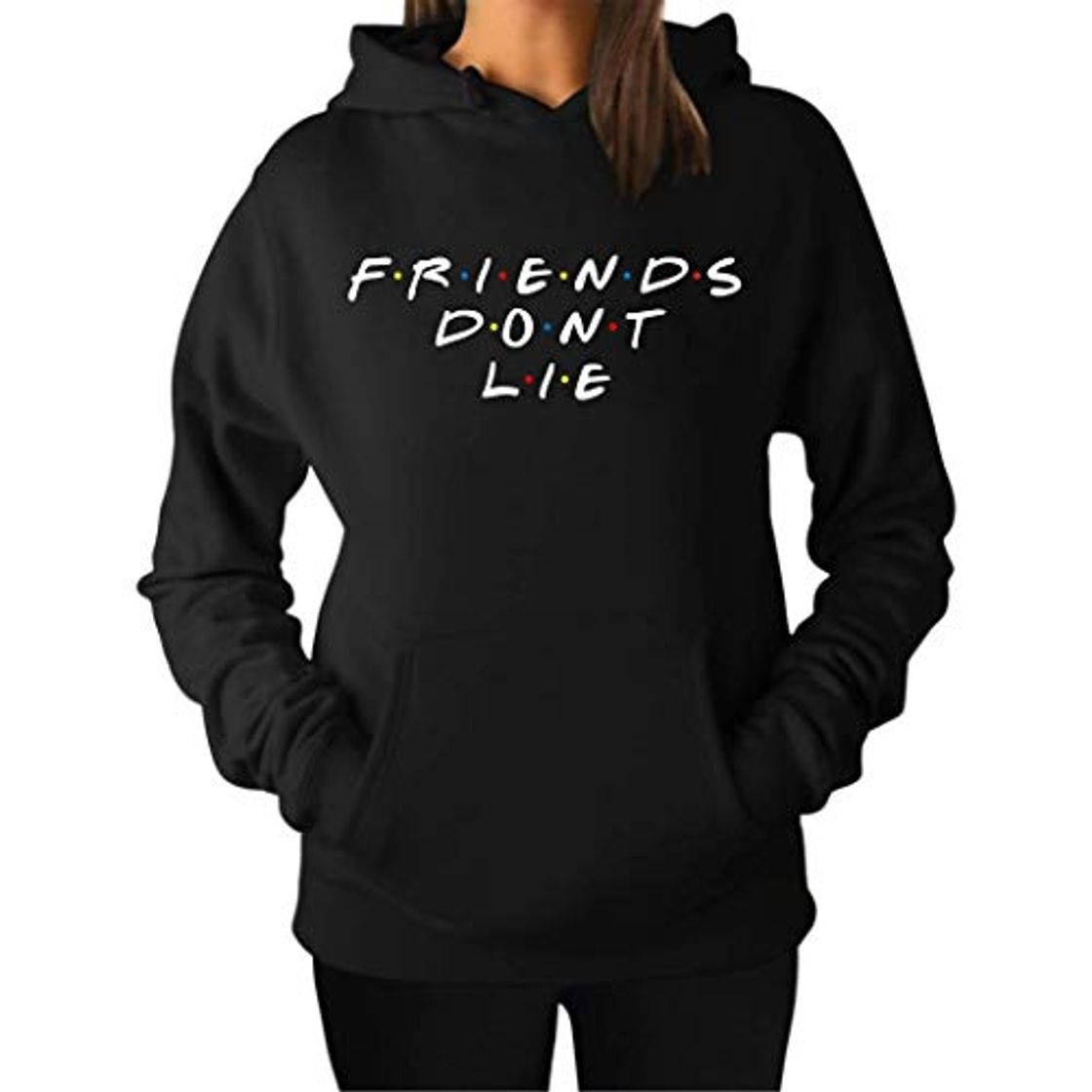 Producto Friends Dont Lie - Sudadera Mujer Urbana con Capucha y Bolsillo