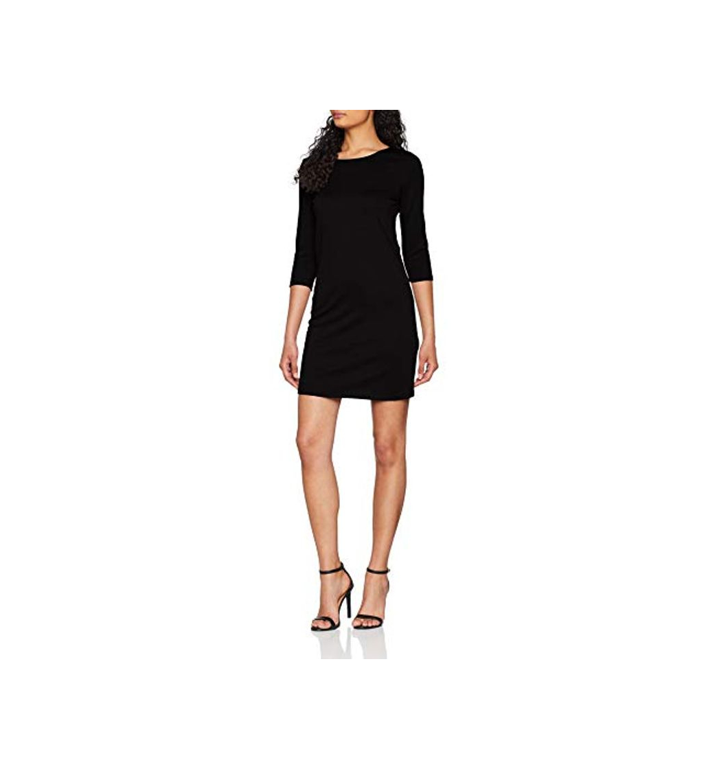 Moda Only Onlbrilliant 3/4 Dress Jrs Noos Vestido, Negro