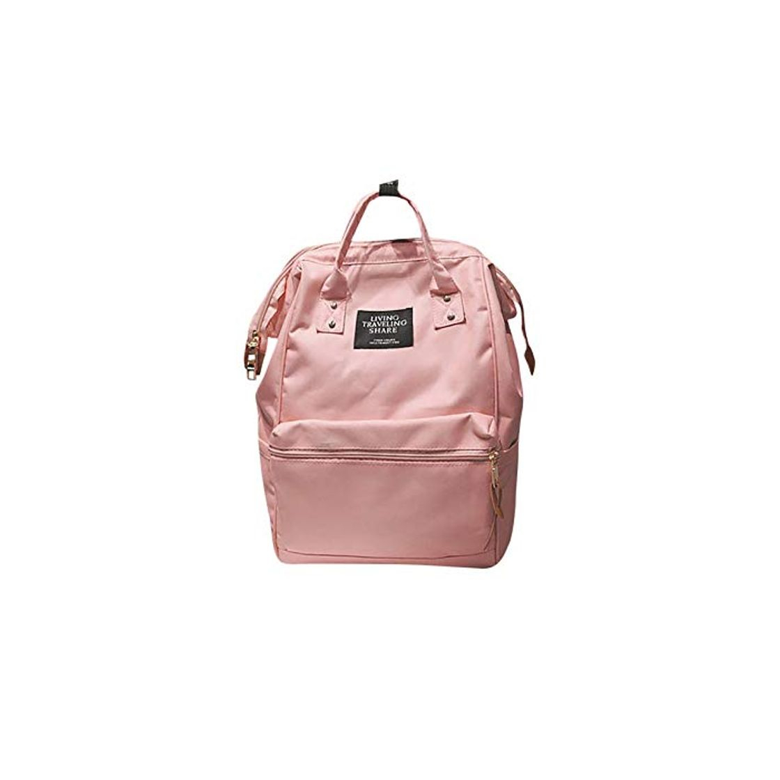 Social Mochila Living Travelling School Bolsa De Viaje Cremallera De Doble Hombro Unisex 24X19X39cm
