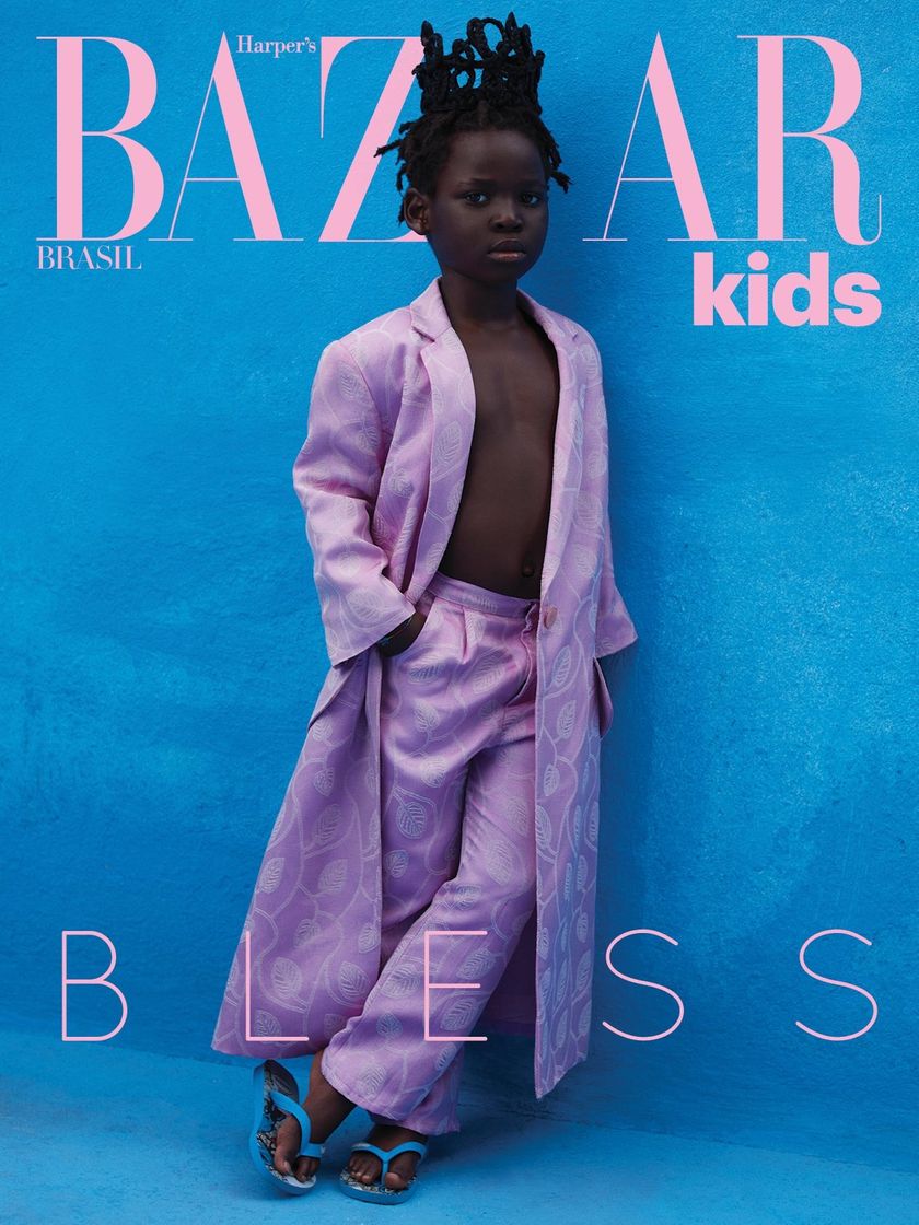 Fashion CAPA REVISTA BAZAAR KIDS C/ BLESS