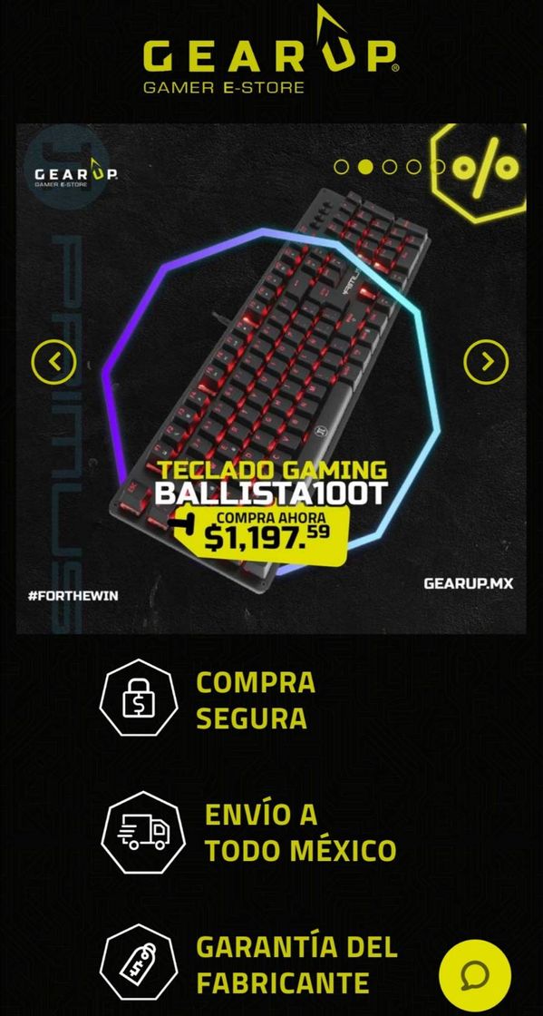 TIENDA GAMER EN LÍNEA 