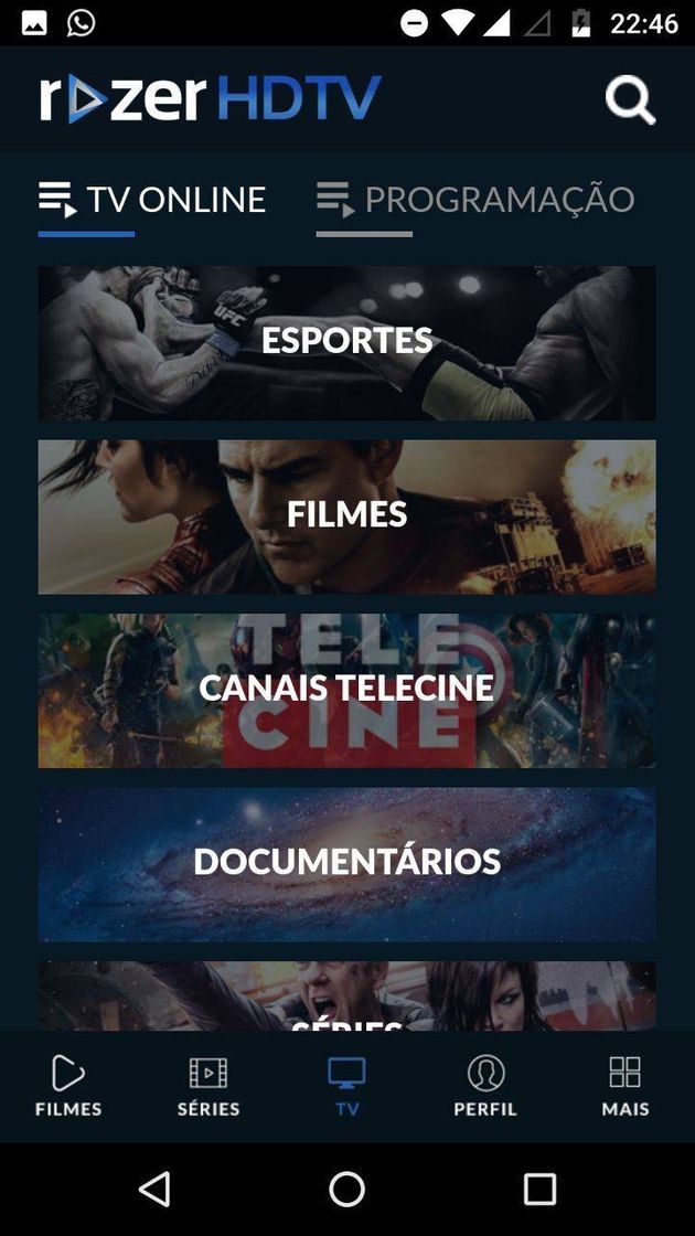 Moda App para filme