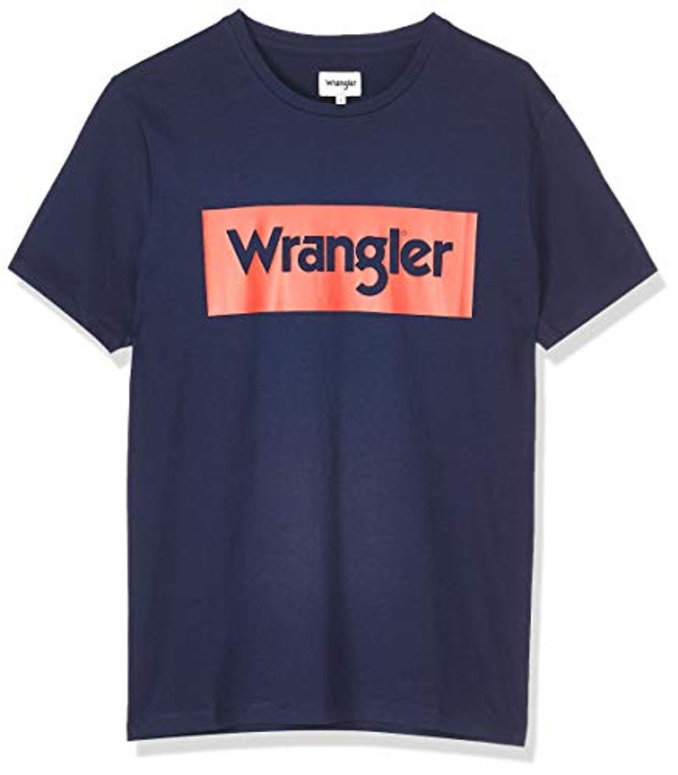 Social Wrangler Logo tee Camiseta, Azul
