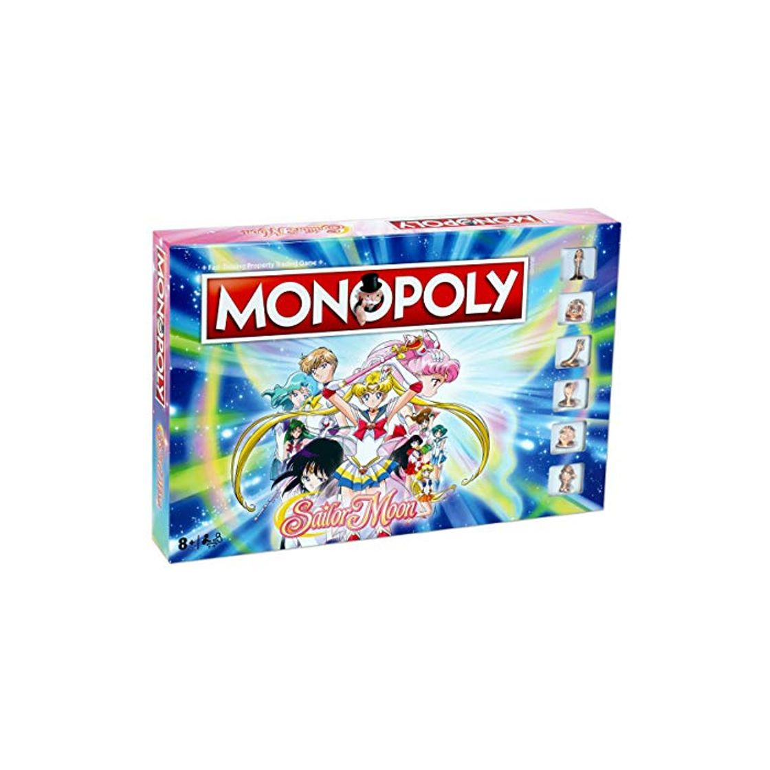 Social Winning Moves Sailor Moon Monopoly Juego de Mesa